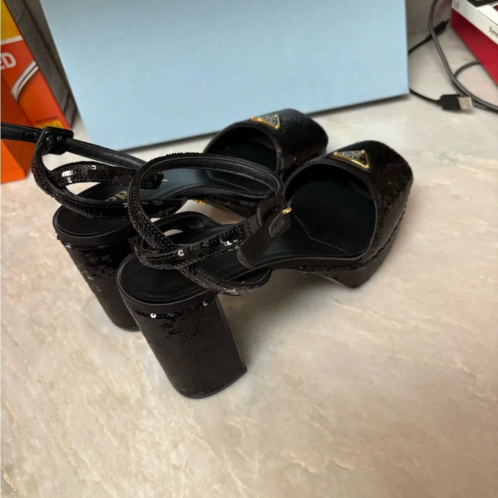 Prada sequence sz 39 new platform sandals - Picture 7 of 7